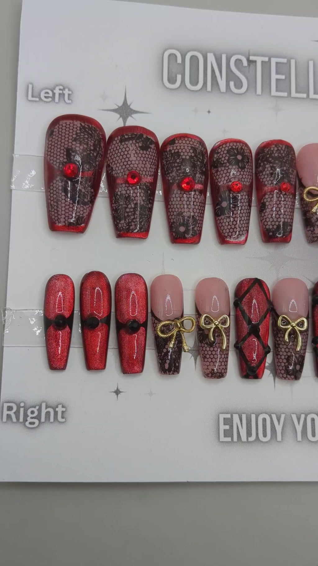 ❤️ Midnight Lace – Long Coffin
