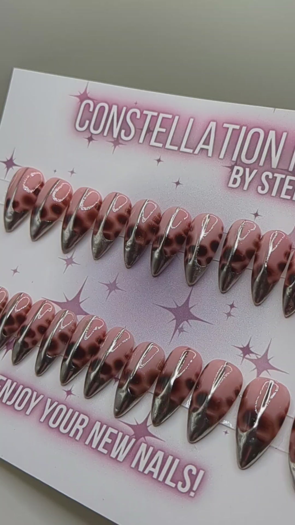Dipped In Silver - Mini Stiletto