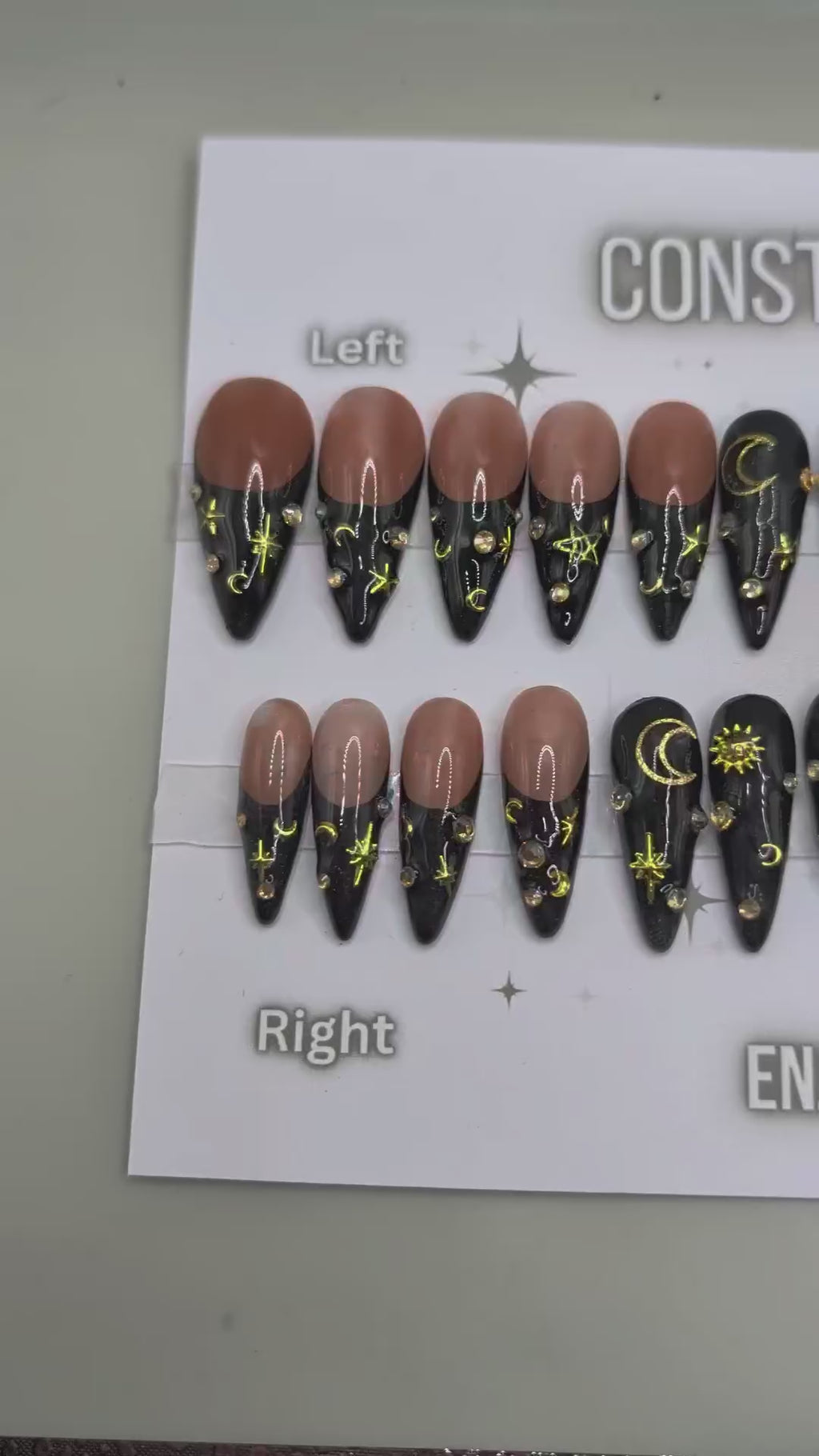Midnight Constellation ✨ Long Stiletto