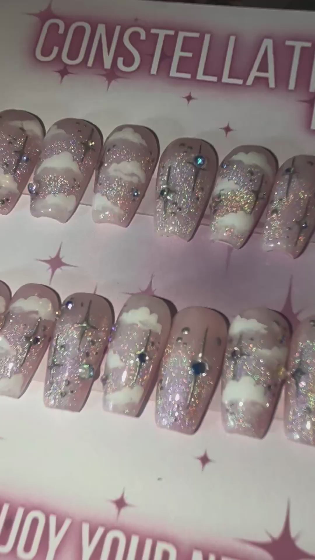 Pink Daydream ☁️ Medium Coffin