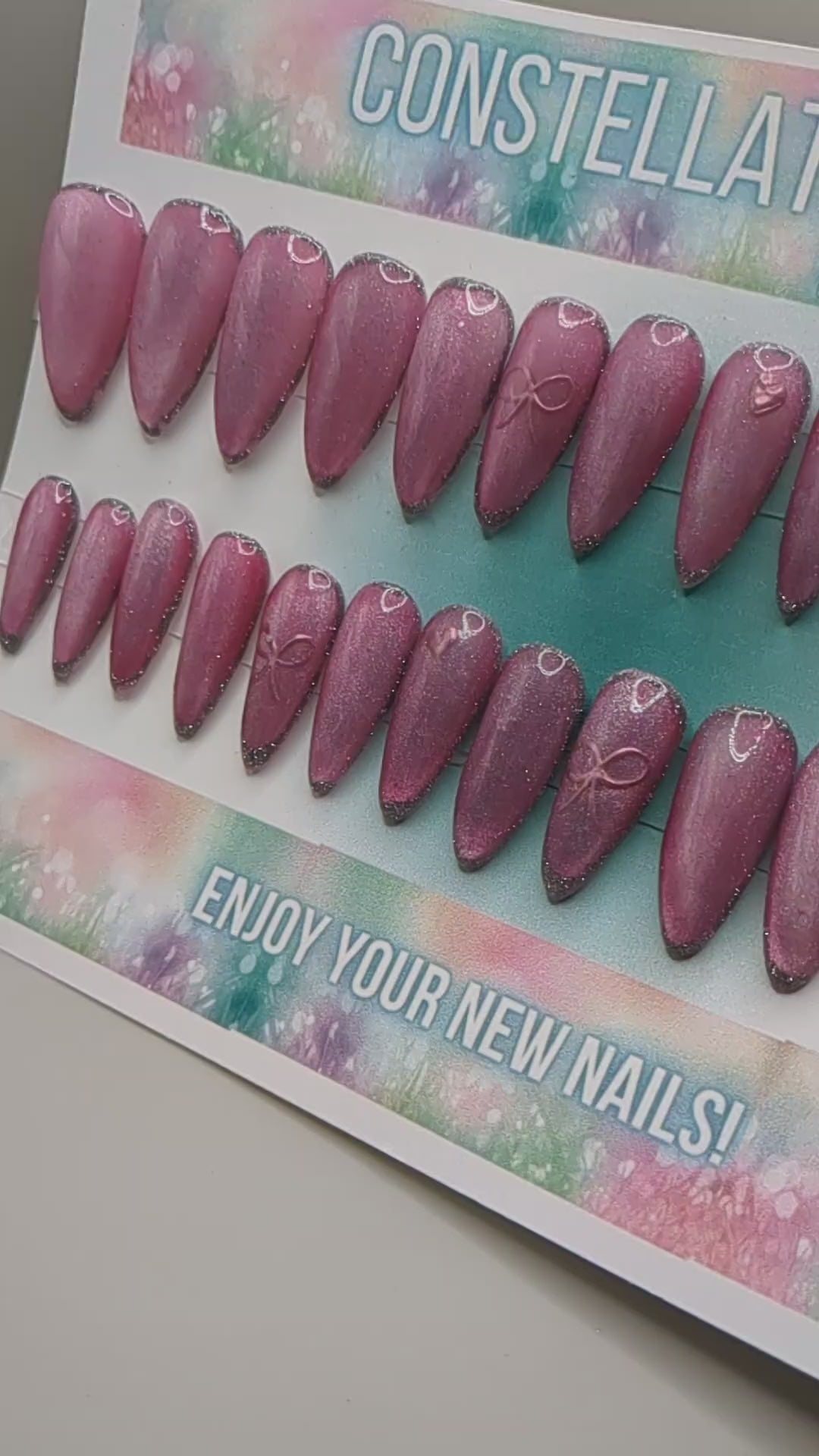Nail Jewels- Long Almond