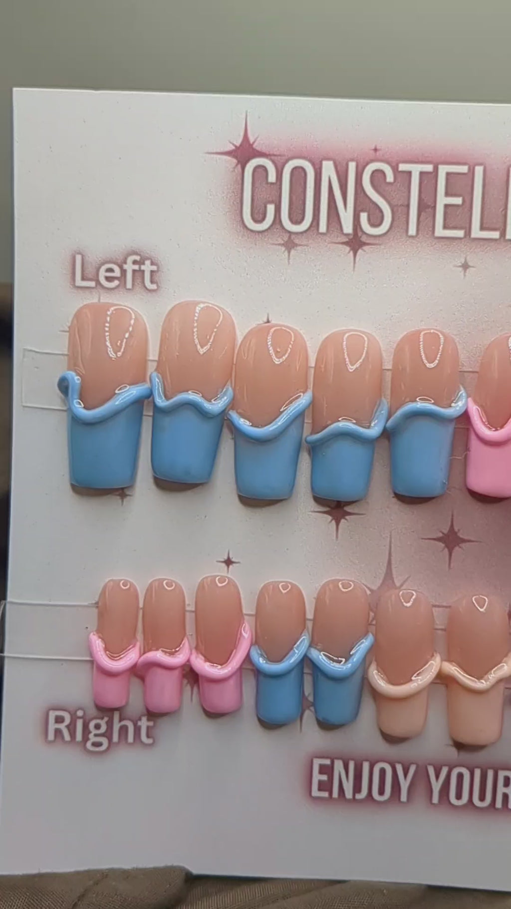 Pastel Drip - Long Coffin