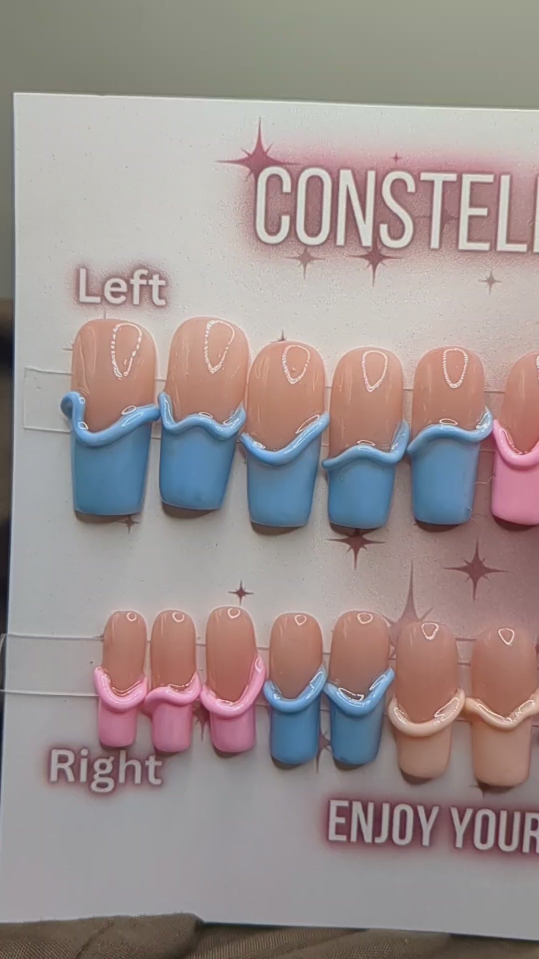 Pastel Drip - Long Coffin