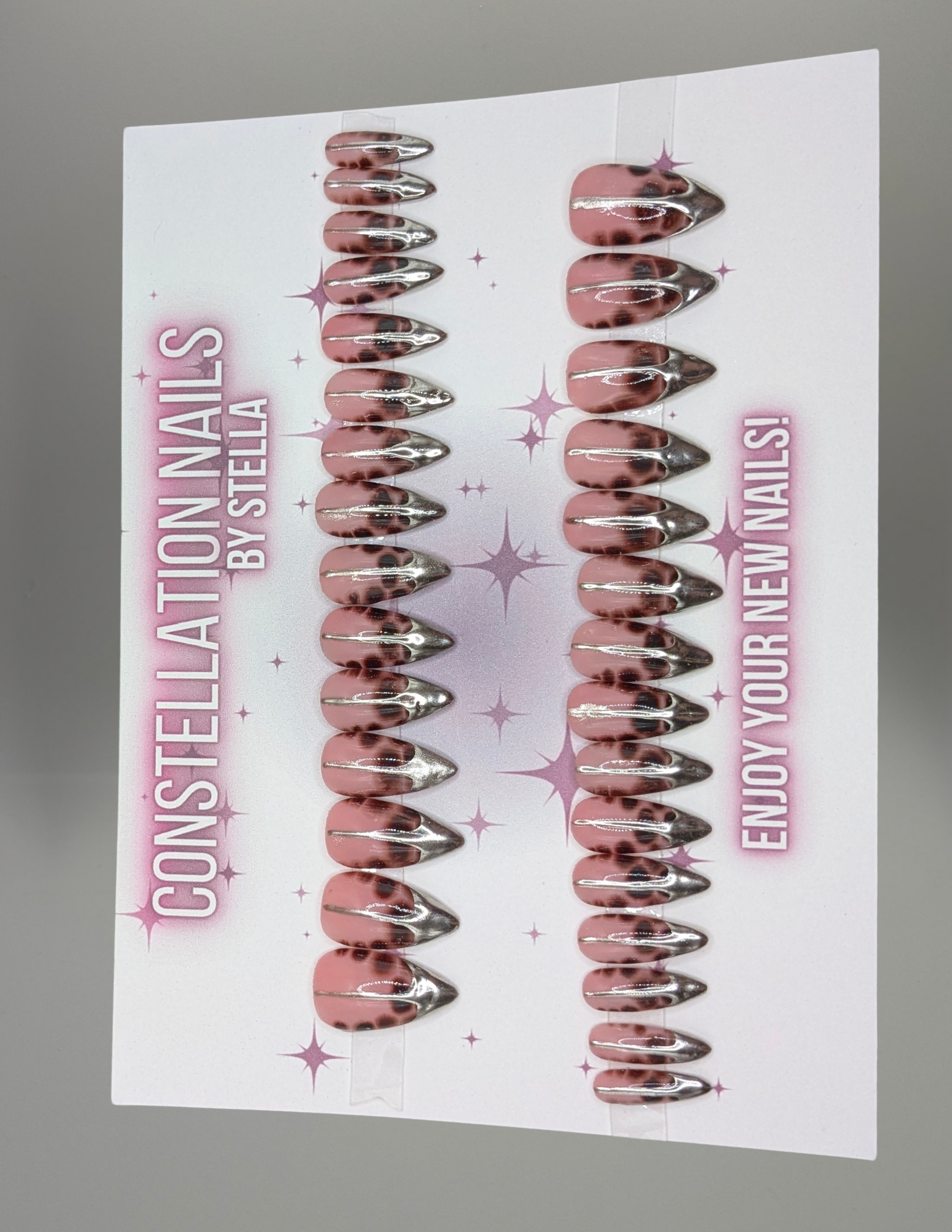 Dipped In Silver - Mini Stiletto