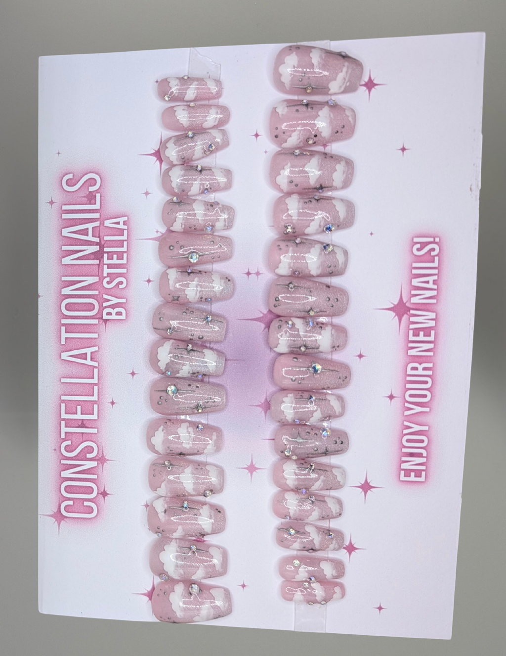 Pink Daydream ☁️ Medium Coffin