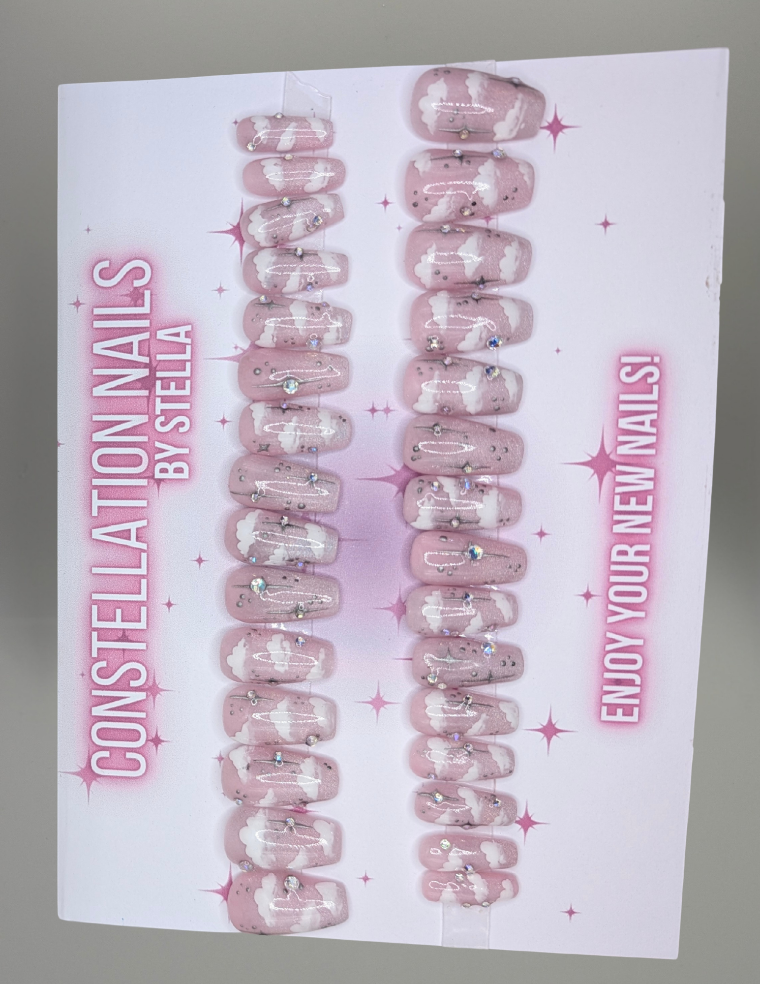 Pink Daydream ☁️ Medium Coffin