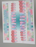Pastel Tye Dye - Medium Coffin